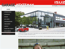 Tablet Screenshot of garagekeytsman.be